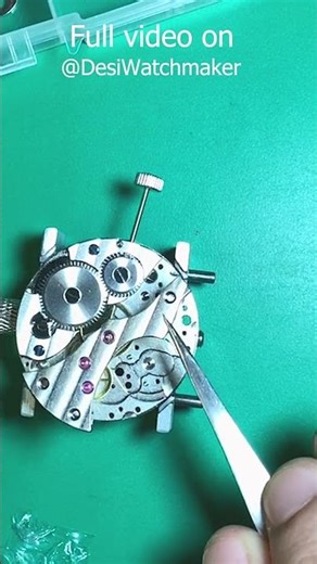 Disassemble ST3600 watch movement, Desi Watchmaker, Hobby Watchmaking in Hindi