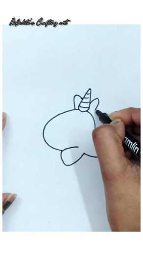 How to draw a unicorn 🦄 easily/ Easy way to draw a unicorn 🦄#unicorn #drawing #drawingtutorial #art