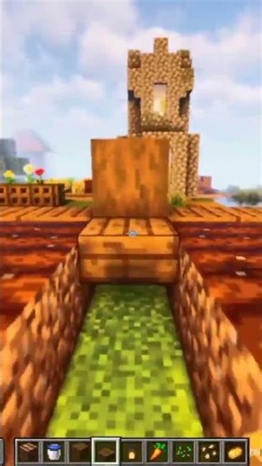 Efficient 4-Plot Farming: Ultimate Minecraft Tutorial! #minecraft #minecraftfarming #farming