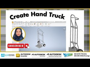Create Hand Truck in Autodesk Inventor