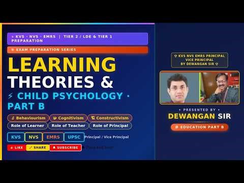 SECTION B PART 2 - Understanding Teaching Learning- Prospective on Education /KVS/NVS PRINCIPAL