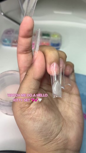 Cute Hello Kitty Nail Art Tutorial