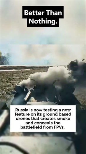 Russia’s New Anti-FPV Tech? Smoke-Cover Ground Drones Tested