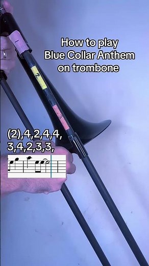 Blue Collar Anthem trombone tutorial