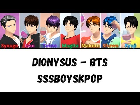 Dionysus - BTS sssboyskpop (color coded) #sssboyskpop #bts
