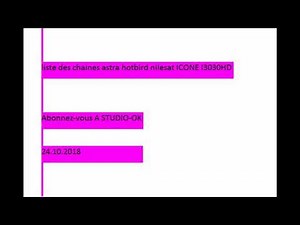 liste des chaines astra hotbird nilesat ICONE I3030HD