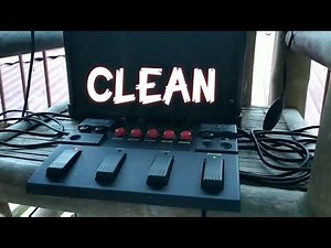 Korg G3 Guitar Effects Processor - Demo clean,crunch,lead NO TALKING