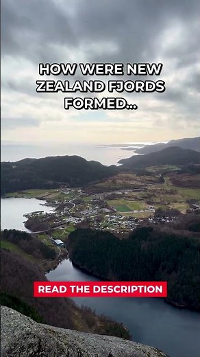 New Zealand Fjords Formed #Shorts