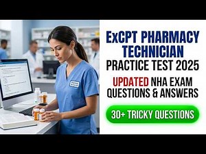 ExCPT Pharmacy Technician Exam NEW 40 Questions and Answers
