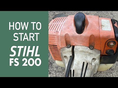How to Cold Start a STIHL FS 120, 200 or 250 Weed Eater