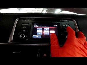 2015-2020 Kia Optima Set Time Clock
