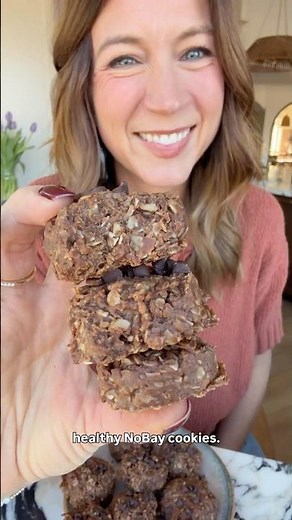 Chocolate Peanut Butter No Bake Cookies (Healthy Dessert Series)