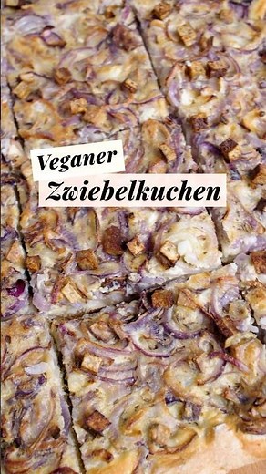 Veganer Zwiebelkuchen