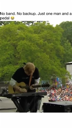 Auto Tune on Instagram: "Ed Sheeran really ran a whole concert... as a one-man band. No backup singers. No drummer. No fancy effects. Just his voice, his guitar, and a loop pedal - and he STILL made "Shape of You" sound stadium-ready. From beatboxing to harmonies, he built the entire track live on stage - layer by layer. This isn't just talent. It's mastery. Via: BBC Radio 1/ @bbcradio1 In video: @teddysphotos DM for credit or removal request. All rights reserved to the respective owner(s). #EdS