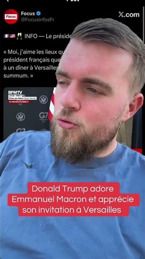 Donald Trump declares his laziness towards Emmanuel Macron
