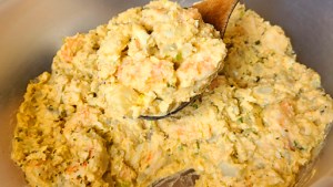 Seafood Potato Salad - charliethecookandrews