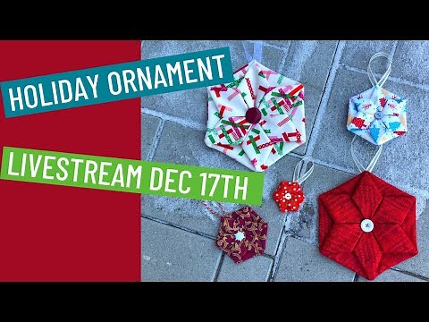 CHRISTMAS ORNAMENT LIVESTREAM