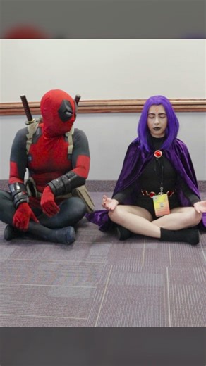 Why does Deadpool have a hard time making friends 😭 #deadpool #teentitans #cosplay