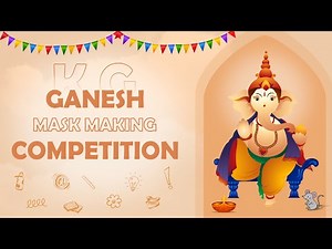 Ganesh Mask Making Competition ||SSGM Gurukul Mankuva