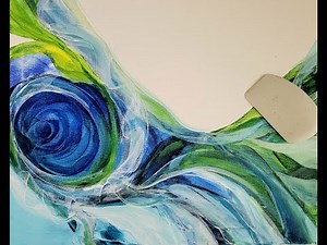 How to use Catalyst Wedge for ART 🤩🎨 Step-by-Step Abstract #acrylicpainting #satisfying