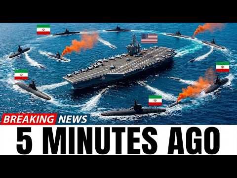 “16 Iranian Mini Subs in Hormuz — Did They Just Box In a U.S. Carrier?”