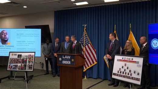 LIVE: Florida officials give update on year-long ﻿﻿gang racketeering investigation | WESH 2 News