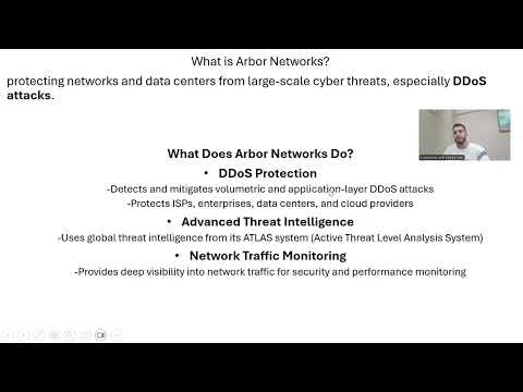 01 What is Arbor Networks ? | Khaled Sakr