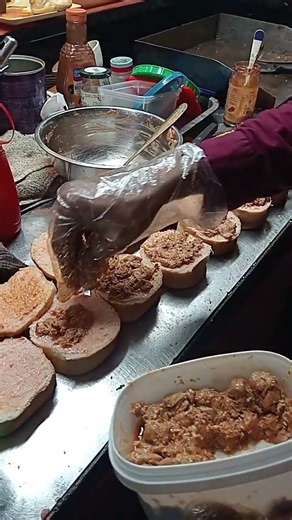 making burger #food #recipe #cooking #healthyfood