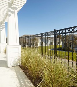 VERSAI Ornamental Steel Fencing | Rackable Fence Panels