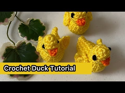 Cute Small Crochet Duck Tutorial