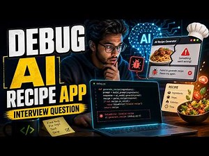 Debug an AI Recipe Generator App Step by Step | AI Interview Question