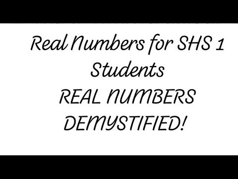Applications of Real Number System | SHS 1 Mathematics | Easy Explanation & Examples!