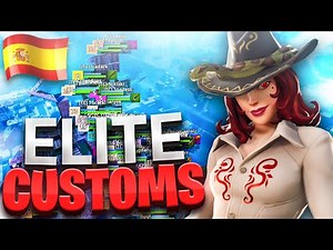 ASí JUEGAN los PROS ESPAÑOLES las CUSTOMS en FORTNITE