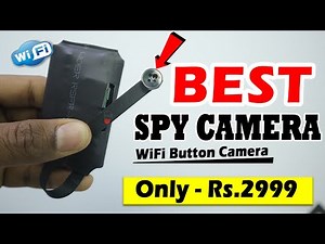 Wireless Hidden Camera | Button Camera With Wifi | Best Wireless spy camera