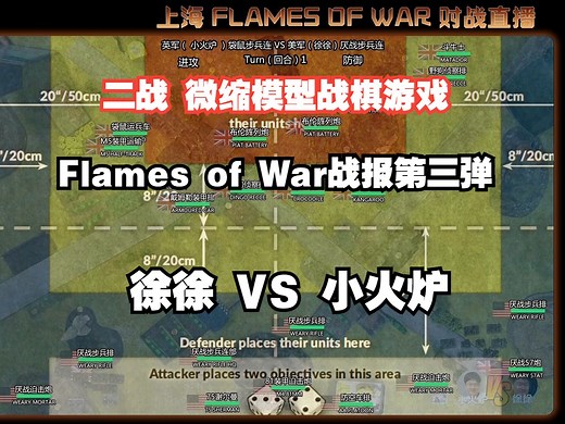 【FOW】-战火-第二次世界大战 微缩模型游戏 战报 第三弹：突出部美军vs突出部英军 杀戮地带任务 剪辑版