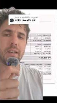 Junior Java Developer Payslip South Africa 🇿🇦 #schoolofit #Payslip #java