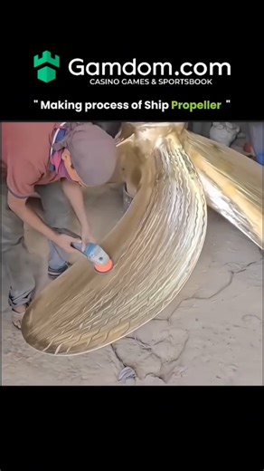 GlobalVibeClips on Instagram: "🌊⚙️ The Heart of Every Ship: Its Mighty Propeller ⚙️🌊 Ever wondered what powers the colossal ships that traverse oceans day and night? It’s their massive, precision-engineered propellers — the unsung heroes of the seas. Crafted from tough bronze alloys, these engineering marvels slice through water, pushing thousands of tons forward with silent strength. 🔹 Each blade is meticulously shaped for maximum thrust. 🔹 Some propellers stretch over 10 meters and weigh t
