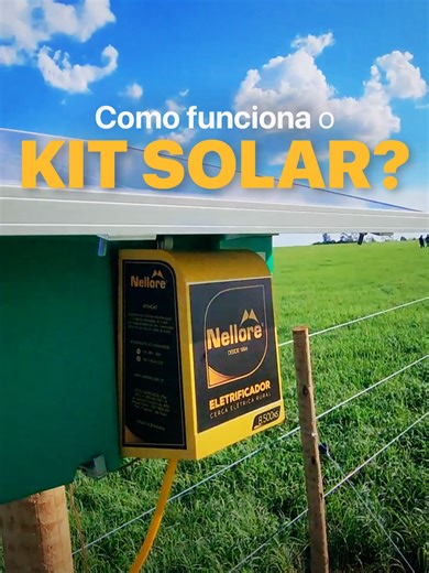Já conhece o Kit Solar Nellore? ☀️⚡ Ele transforma energia solar em potência para sua cerca elétrica rural garantindo eficiência até nos lugares mais remotos! ✅ Fácil de instalar ✅ Prático ✅ Ideal para locais sem energia elétrica Gostou? Compartilhe com quem precisa de choque de qualidade em sua propriedade rural! 🤠 #agro #agropecuaria #agronegocio #cercaeletricarural #pecuariabrasil🇧🇷🐂🐂🐂🐂 #pecuaria #nellore #nelore #gado #gambiarra #haras