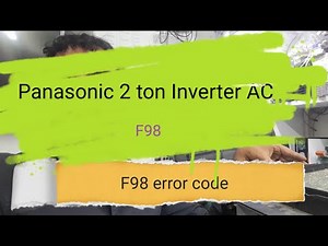 f98 error code. Panasonic Inverter AC f98 error code problem.Panasonic AC repair