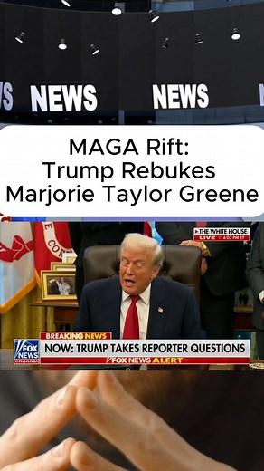 MAGA Rift: Trump Rebukes Marjorie Taylor Greene | Sci-Tech Channel