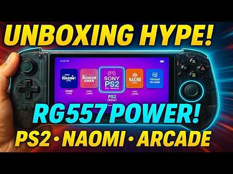 Anbernic RG557 Unboxing – Is This the Best Android Handheld Yet?