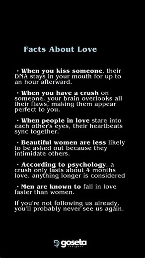 Read Caption 👇... 💞 Love isn’t just a feeling — it’s pure science mixed with mystery. It changes how you think, act, and even how your heart beats. Crazy, right? The truth is, love rewires your brain more than you realize. It’s not just butterflies — it’s biology, psychology, and energy all at once. ❤️ Love makes us fearless. Vulnerable. Human. And sometimes, it’s the most beautiful kind of chaos there is. 💬 Which fact blew your mind the most? Drop it in the comments 👇 📩 Save this Reel to s