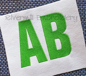 Large Block Machine Embroidery Font Alphabet - 3 Sizes - BX Files Instant Download Design PES - Etsy