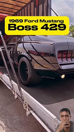 Legendary Sound: 1969 Ford Mustang Boss 429 Exhaust 🔊 #shorts #musclecar