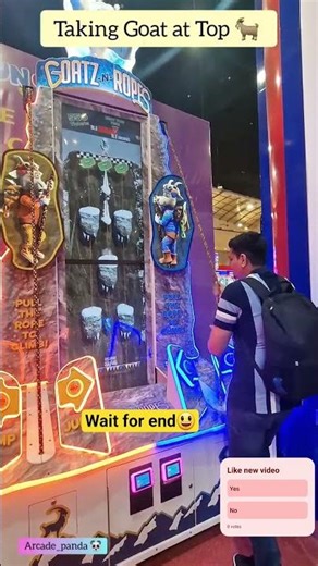 C'mon Goat #arcade #clawmachine #game #shorts #short #plush #gaming #funny #youtube #viral #trending