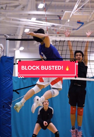Blockbusters players will always bust through any block 🫡💥 📹: masonho.clips on IG #fyp #volleyball #volleyballplayer #volleyballtournament #gametime