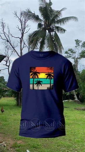 Premium Cotton Sunset Graphic T-Shirt for Comfort