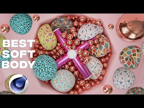 Cinema 4D Tutorial || Softbody & Rigid Body Simulation || C4D Tutorial