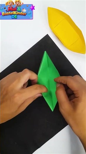 Origami Boot basteln 🚣‍♂️ | Einfaches Papierboot für Kinder & Familie | #Shorts