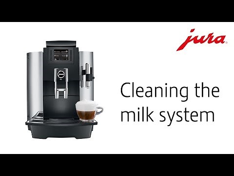 JURA WE8 - Cleaning the milk system